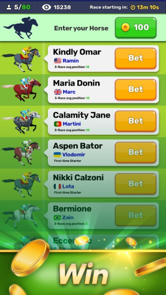 horse racing hero racing android latest version