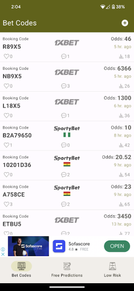 Sure Bet Codes Today＇s Codes apk free download latest version