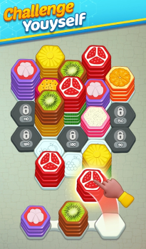 Fruit Hexa Color Sort 3D Game apk download for android v1.0 screenshot 2