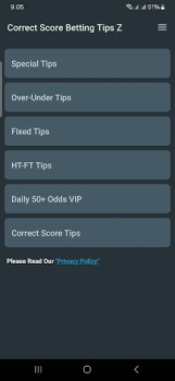 Correct Score Betting Tips Z App Free Download 2024 v8.3 screenshot 1