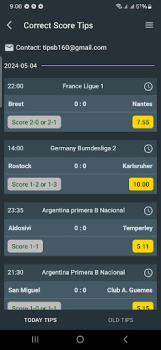 Correct Score Betting Tips Z App Free Download 2024 v8.3 screenshot 2