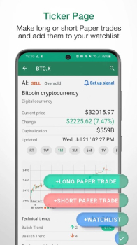 Tickeron Crypto Market News app for android download  v1.22 screenshot 2