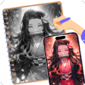 Trace and Sketch Anime Photo mod apk premium unlocked