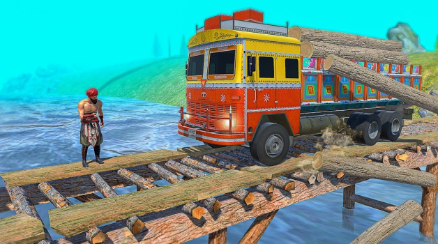 Offroad Indian Truck Simulator mod apk unlimited money v0.3 screenshot 1