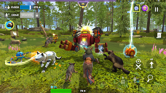 Wolf Hero Animals vs Robots apk download latest version v1.0 screenshot 1