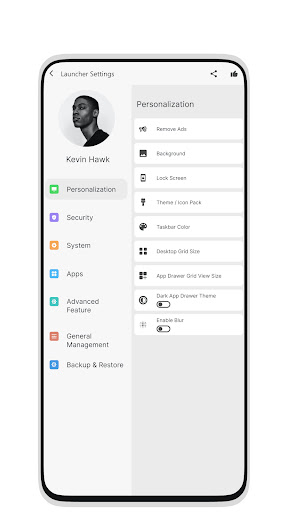 M Book OS 14 Launcher apk free download for android