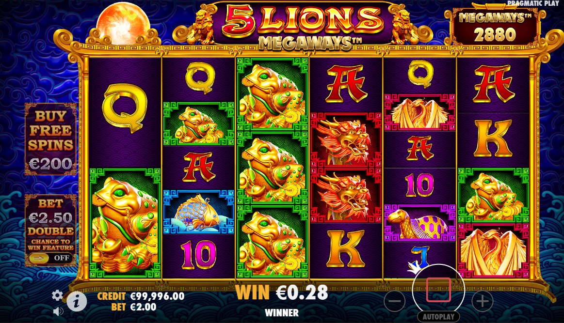 5 Lions Megaways slot apk free downloadͼƬ1