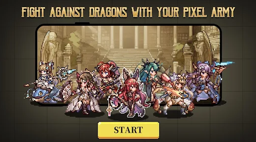 Divine Arena Pixel Saga Apk Download for Android v1.0 screenshot 1