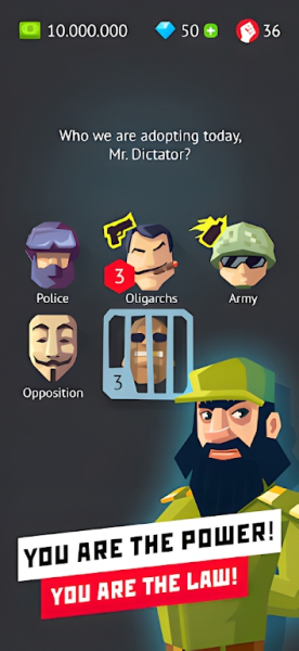 Dictator Rule the World mod apk unlimited money and gems