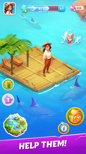 Merge Adventure Travel Games Mod Apk Unlimited Money and Gems