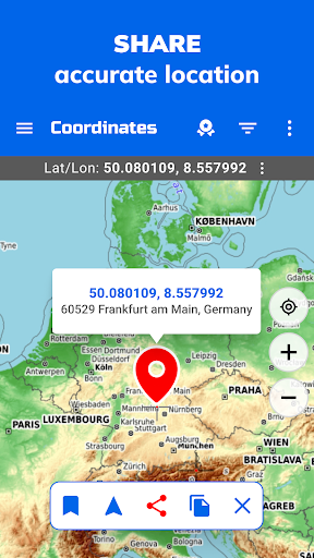 GPS Coordinates Locator Map mod apk premium unlocked