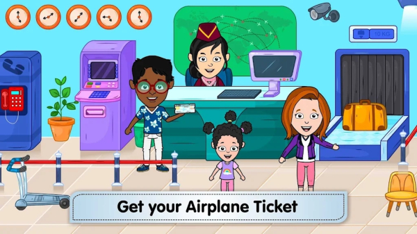 Tizi Town My Airport Games mod apk unlocked everything