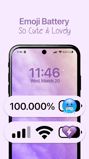 Emoji Battery Status Bar mod apk premium unlocked