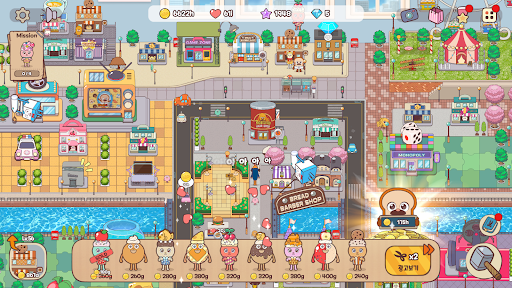 Bread Barbershop Bakery Town Mod Apk Unlimited Money and Gems