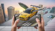 Flying Car Simulator Car Game mod apk unlimited everything v1.0.1 screenshot 1