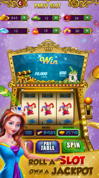 Princess Gold Coin Dozer Party Mod Apk Unlimited Money v7.4.6 screenshot 1