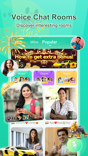 Hapi Group Voice Chat Rooms Mod Apk 2.3.7 Premium Unlocked