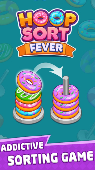 Hoop Sort Fever Color Stack mod apk unlimited money v1.0.3 screenshot 4