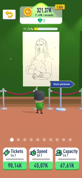 Idle Drawing mod apk unlimited money