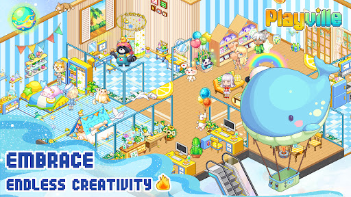 PlayVille mod apk unlimited everything