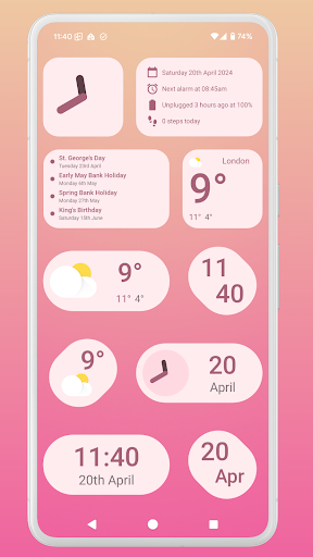 Material You Adaptive KWGT mod apk premium unlocked