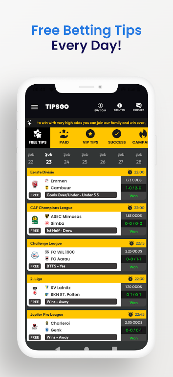 Tipsgo Betting Tips Mod Apk Vip UnlockedͼƬ1