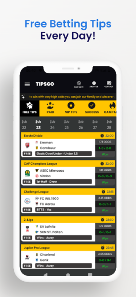 Tipsgo Betting Tips Mod Apk Vip Unlocked