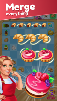 Joy Cafe Tasty Merge Games mod apk unlimited money and gems v1.0.6 screenshot 1