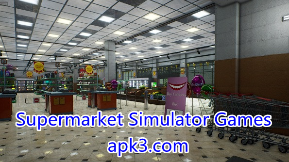 Hot Supermarket Simulator Games Collection