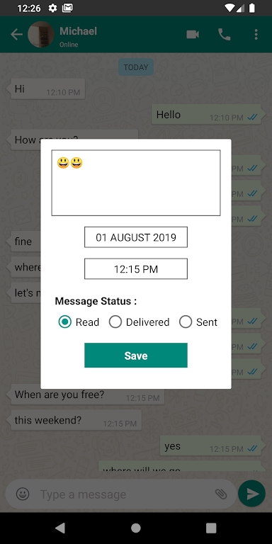 Fake Chat mod apk no watermark latest versionͼƬ1