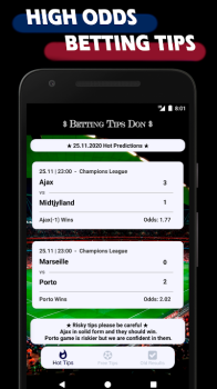 Don Betting Tips Mod Apk Premium Unlocked v1.0.2 screenshot 3