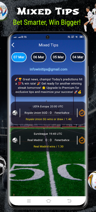 Footy Bet Tips & Correct Score Apk Latest VersionͼƬ1