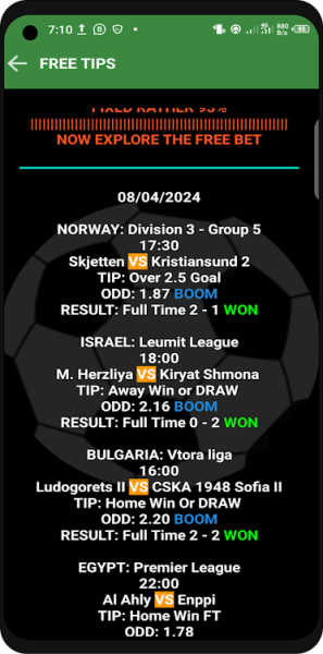 Exact Score Info mod apk latest version download