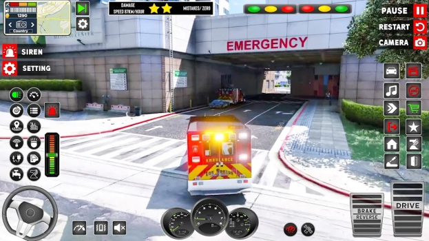 US Emergency Ambulance Game 3D mod apk unlocked everything v4 screenshot 1