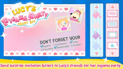 Lucy＇s Pajama Party Sleepover Apk Download for Android v1.0.9 screenshot 4