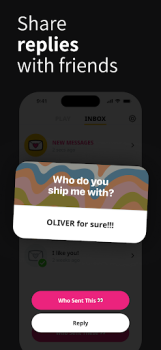 Whispr Honest Q&A with friend app latest version download v1.1.0 screenshot 1