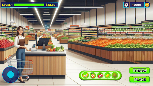 Supermarket Store Simulator 3D mod apk unlimited money v1.0.0 screenshot 1