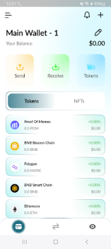 RainBit Decentralized Wallet app free download latest version v1.0.1 screenshot 1