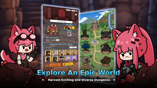 Cat Legends Idle RPG mod apk unlimited money and gems v0.8.5 screenshot 1