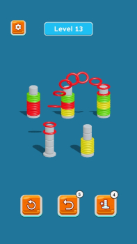 Color Hoop Slinky Sort 3D apk download latest version v1.0 screenshot 2