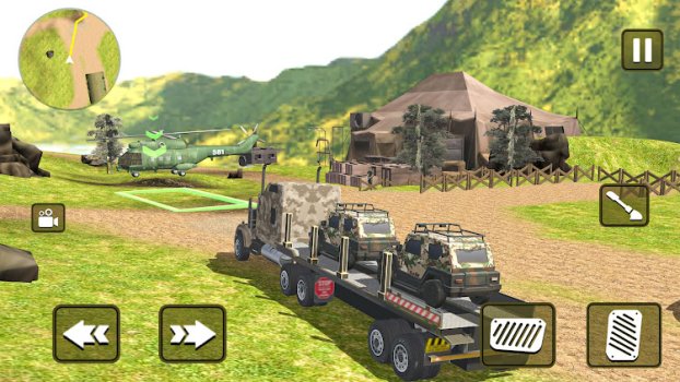 Army Truck Transport Drive Sim mod apk latest version v1.0 screenshot 1