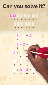 Letter Math Cross Logic Puzzle apk download for android v1.0 screenshot 1