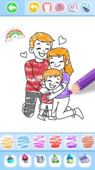 Family Love Coloring Book apk download latest version v3 screenshot 4