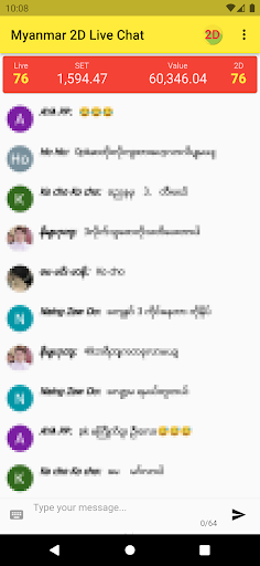 Myanmar 2D Live Chat apk latest version free download