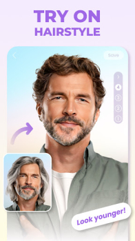 HairApp Hair Styler App Beard mod apk download v1.0.1.0 screenshot 2