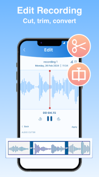 Voice Recorder Audio Trimmer app download latest version v1.0.6 screenshot 1