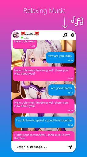 Emilia AI Girlfriend Anime app free download for android