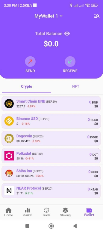 Dex Crypto Wallet & Exchange App Download for Android