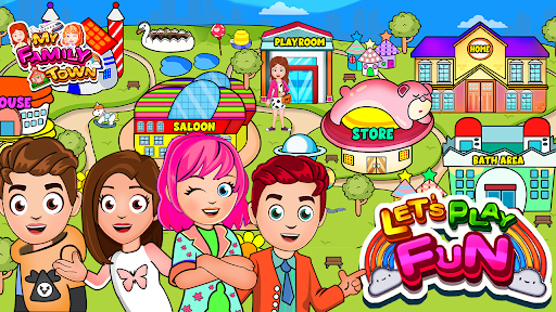 My Family Town Let＇s Play Fun mod apk unlocked everything
