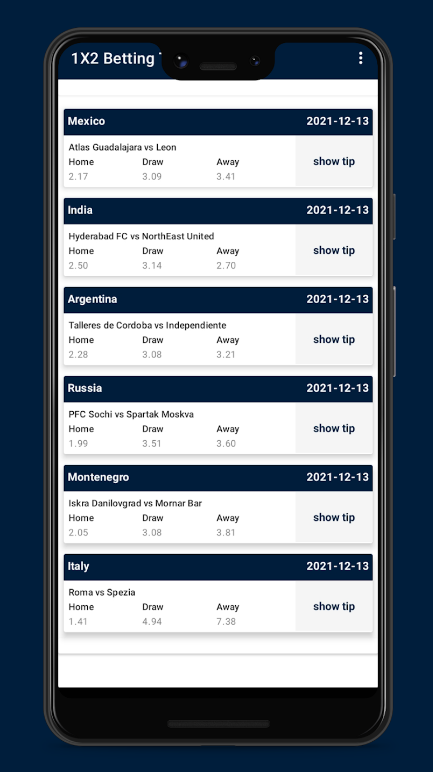 1X2 Football Prediction App Free downloadͼƬ1